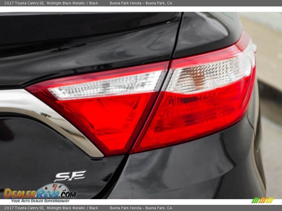 2017 Toyota Camry SE Midnight Black Metallic / Black Photo #11