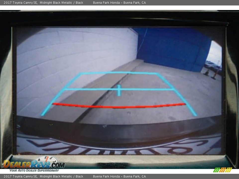 2017 Toyota Camry SE Midnight Black Metallic / Black Photo #23