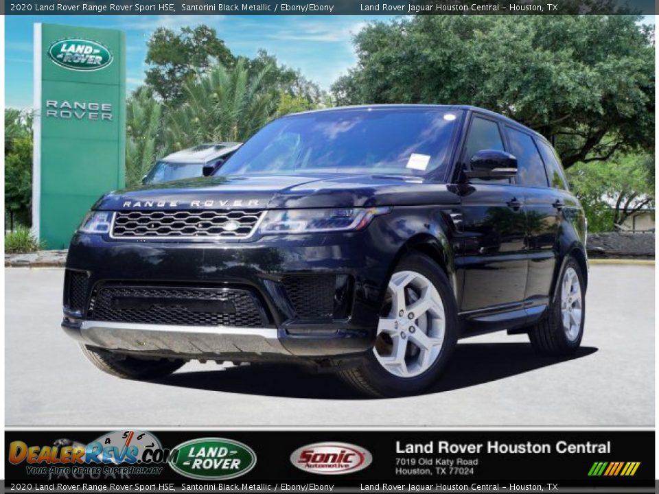 2020 Land Rover Range Rover Sport HSE Santorini Black Metallic / Ebony/Ebony Photo #1