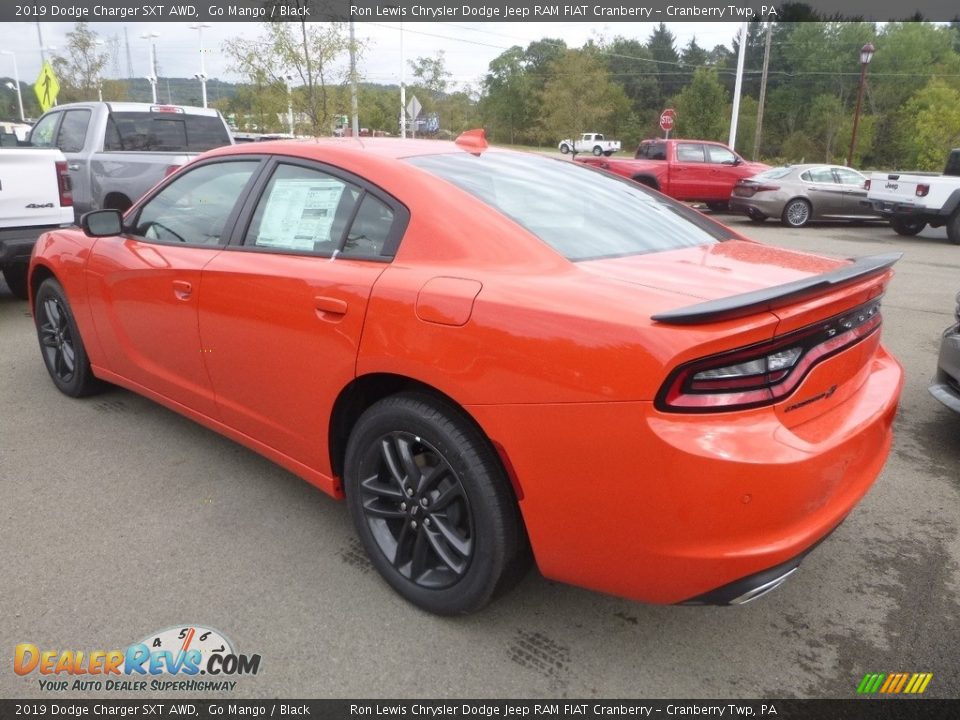 2019 Dodge Charger SXT AWD Go Mango / Black Photo #3