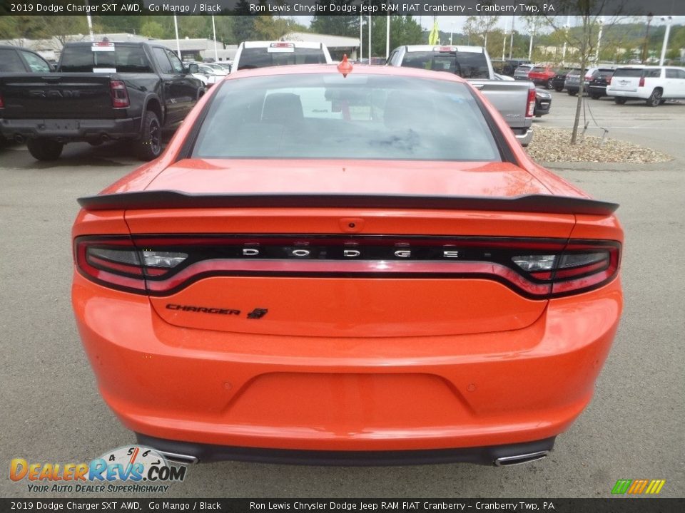 2019 Dodge Charger SXT AWD Go Mango / Black Photo #4