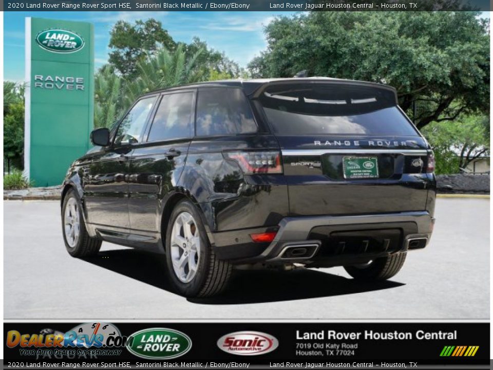 2020 Land Rover Range Rover Sport HSE Santorini Black Metallic / Ebony/Ebony Photo #5