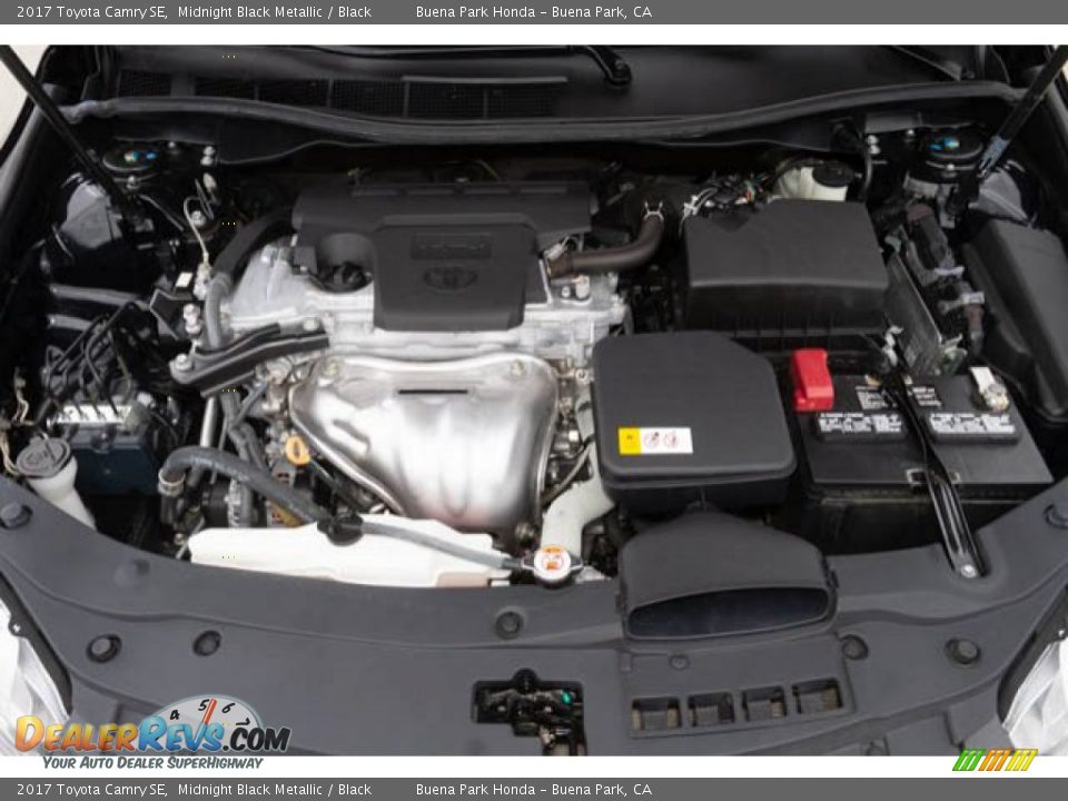 2017 Toyota Camry SE Midnight Black Metallic / Black Photo #30