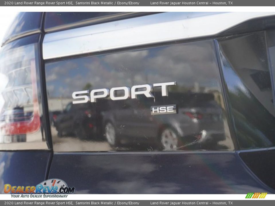 2020 Land Rover Range Rover Sport HSE Santorini Black Metallic / Ebony/Ebony Photo #11