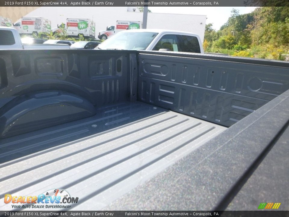 2019 Ford F150 XL SuperCrew 4x4 Agate Black / Earth Gray Photo #8