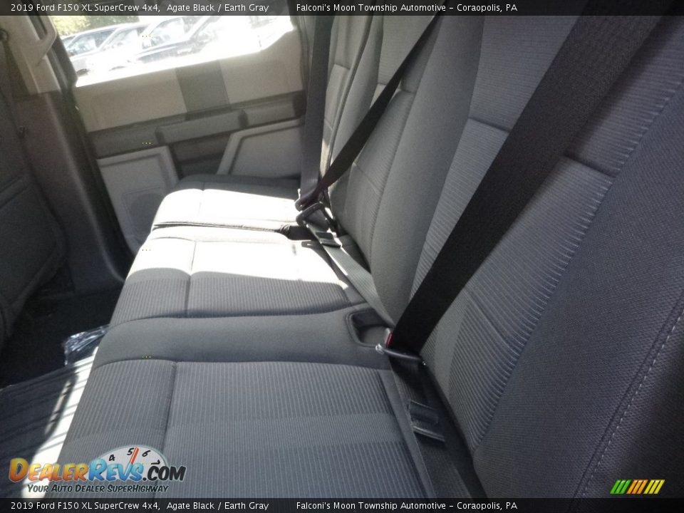 2019 Ford F150 XL SuperCrew 4x4 Agate Black / Earth Gray Photo #9