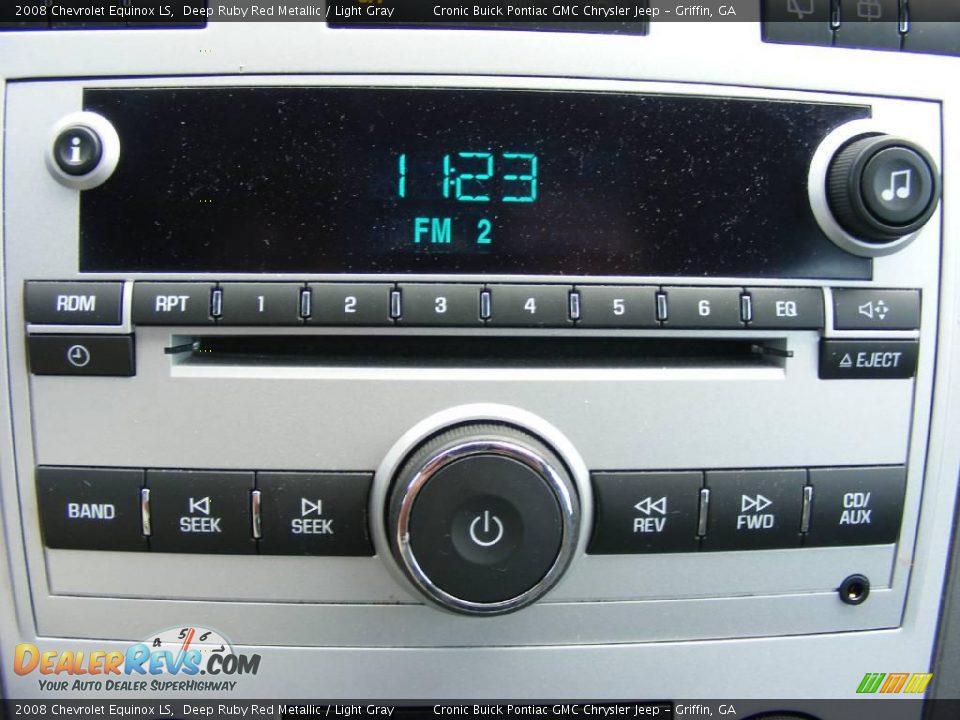 2008 Chevrolet Equinox LS Deep Ruby Red Metallic / Light Gray Photo #23