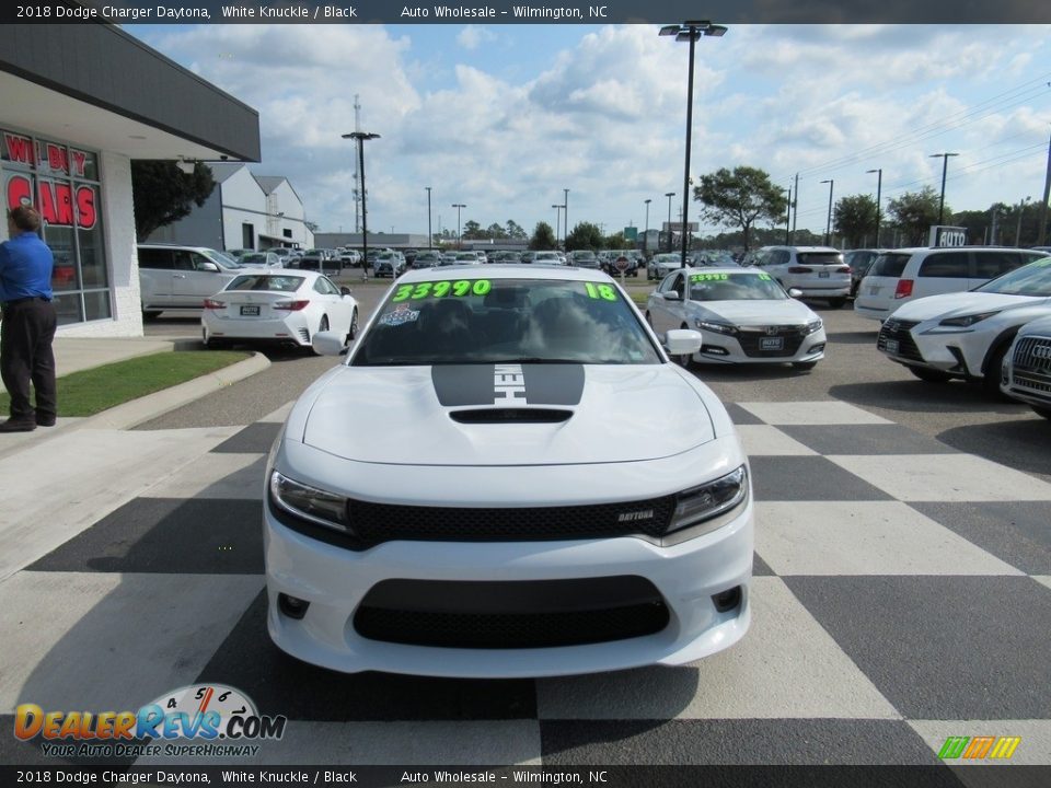 2018 Dodge Charger Daytona White Knuckle / Black Photo #2