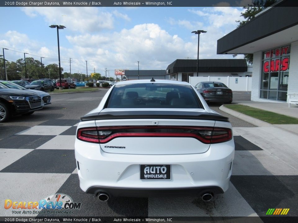 2018 Dodge Charger Daytona White Knuckle / Black Photo #4