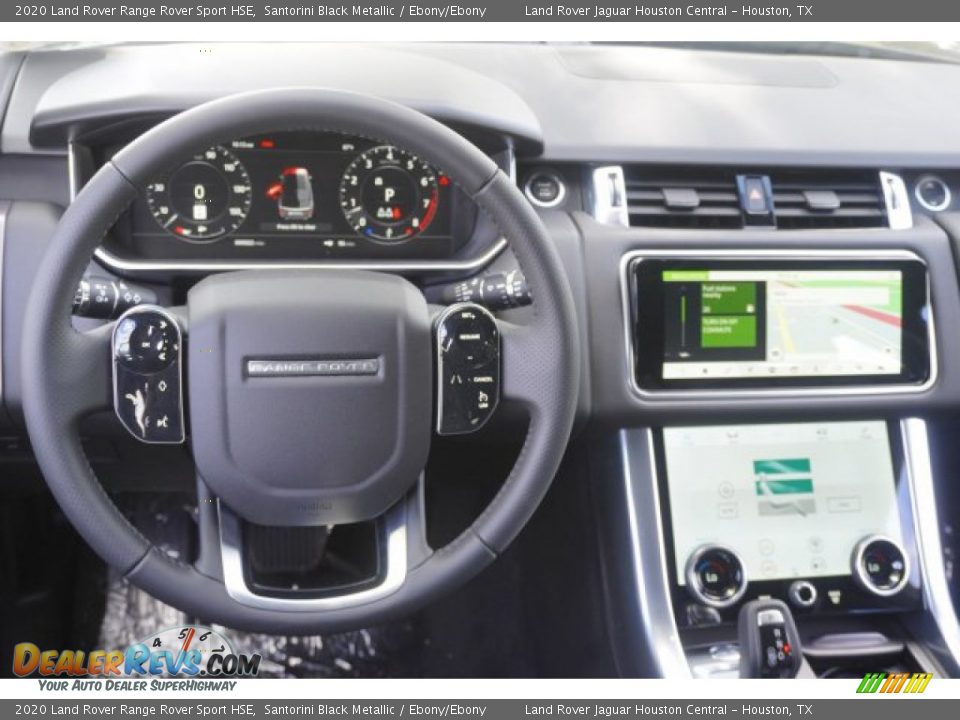 2020 Land Rover Range Rover Sport HSE Santorini Black Metallic / Ebony/Ebony Photo #30