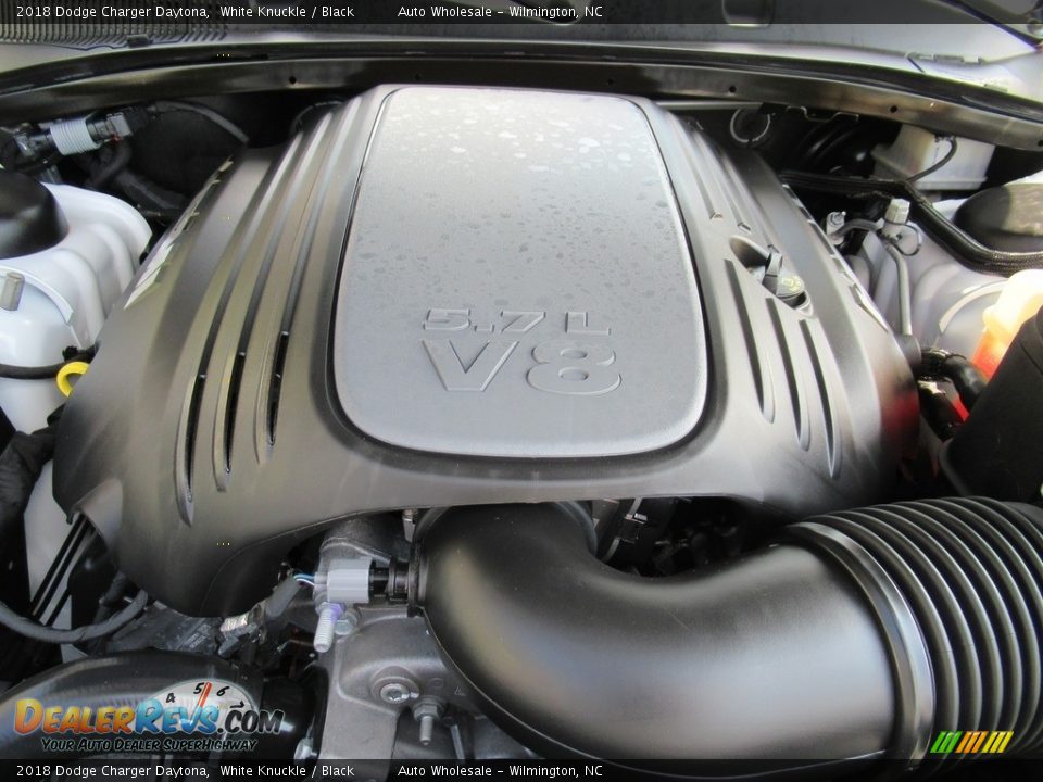 2018 Dodge Charger Daytona White Knuckle / Black Photo #6