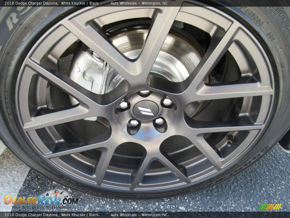 2018 Dodge Charger Daytona White Knuckle / Black Photo #7