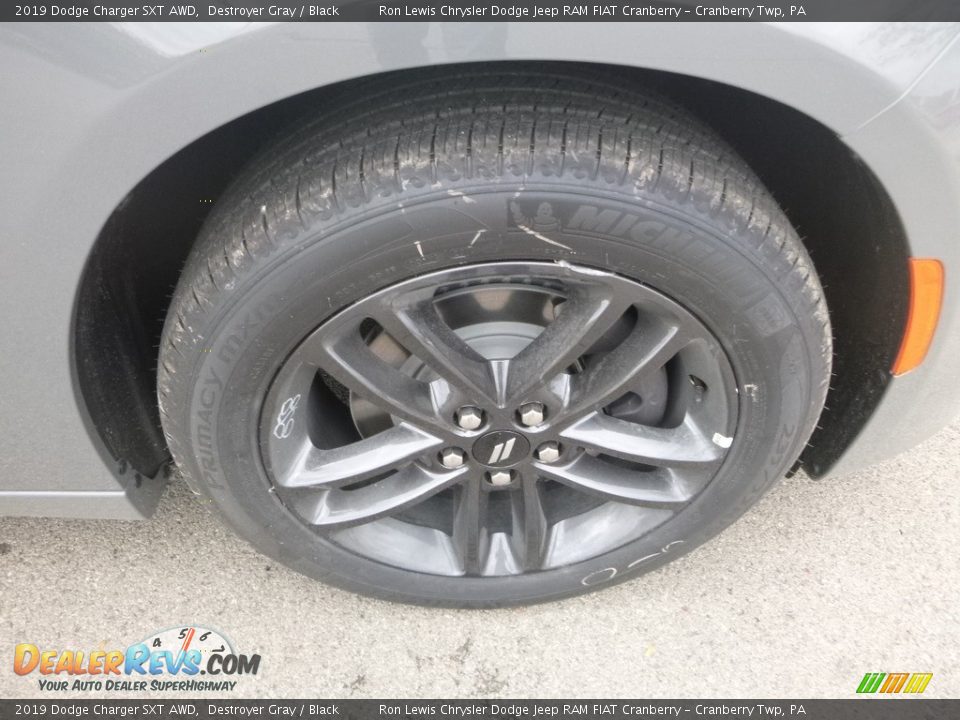 2019 Dodge Charger SXT AWD Destroyer Gray / Black Photo #8
