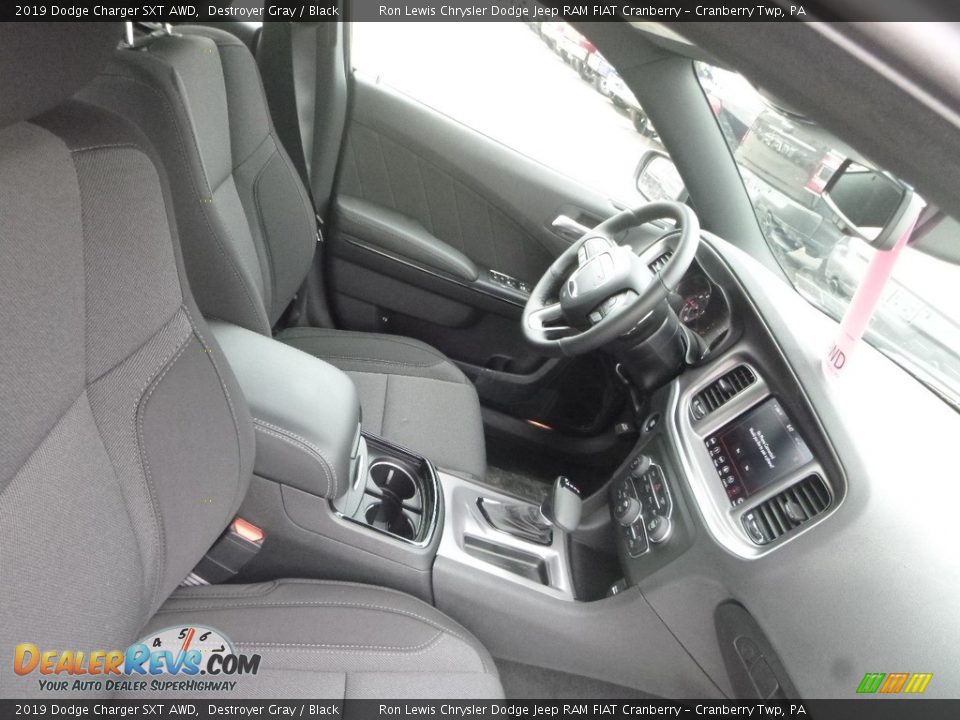 2019 Dodge Charger SXT AWD Destroyer Gray / Black Photo #9