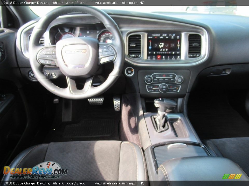 2018 Dodge Charger Daytona White Knuckle / Black Photo #14