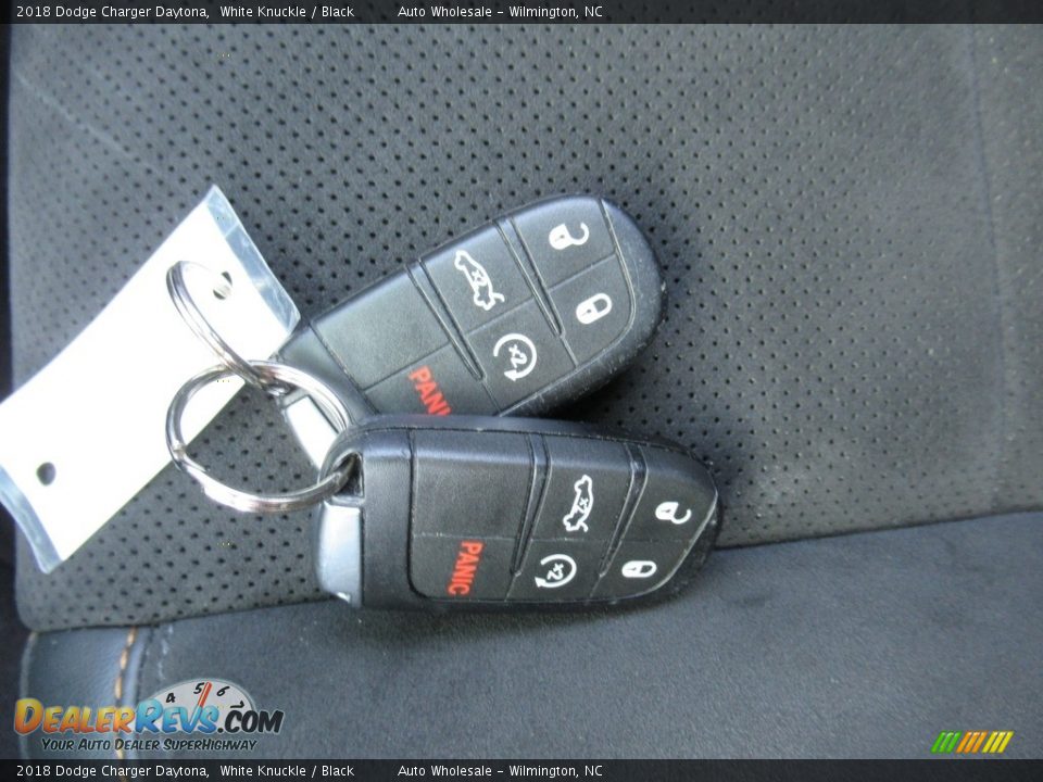 2018 Dodge Charger Daytona White Knuckle / Black Photo #20