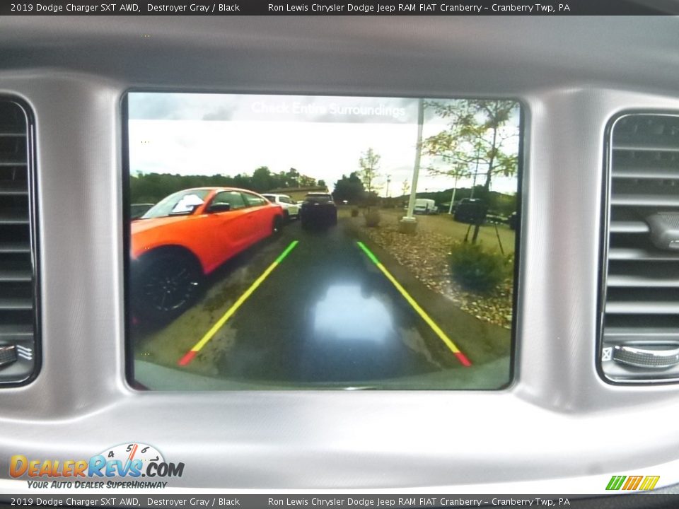 2019 Dodge Charger SXT AWD Destroyer Gray / Black Photo #16
