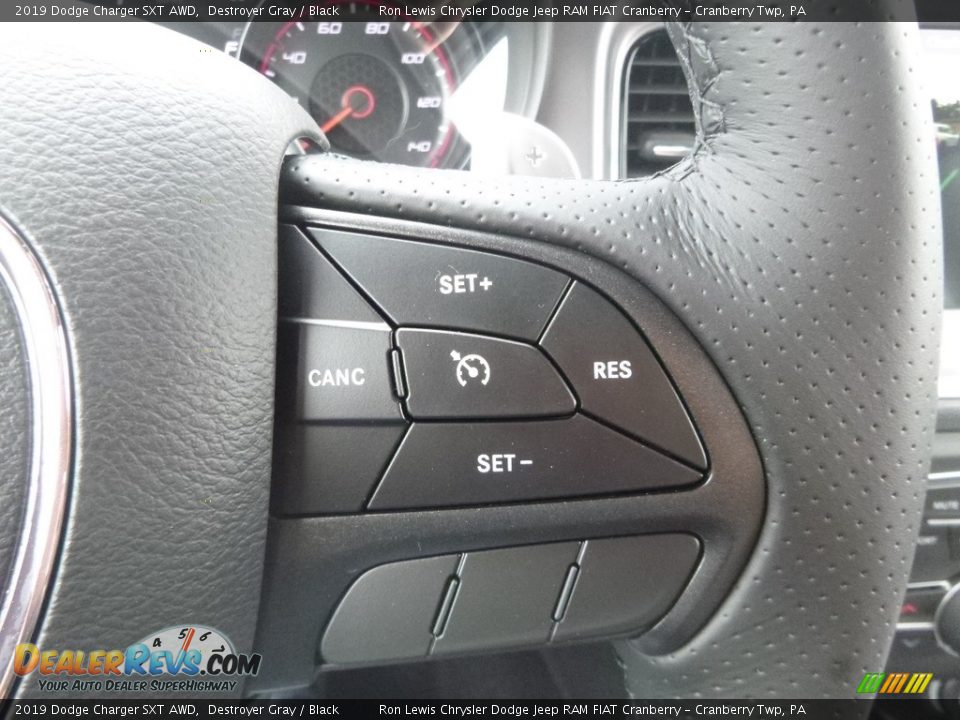 2019 Dodge Charger SXT AWD Destroyer Gray / Black Photo #17