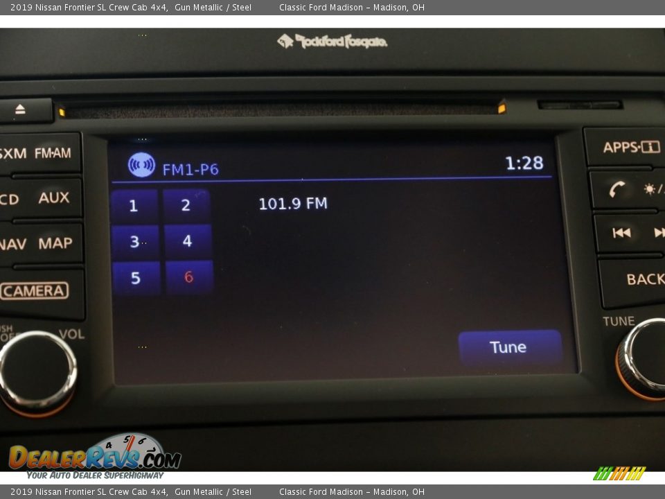 2019 Nissan Frontier SL Crew Cab 4x4 Gun Metallic / Steel Photo #11