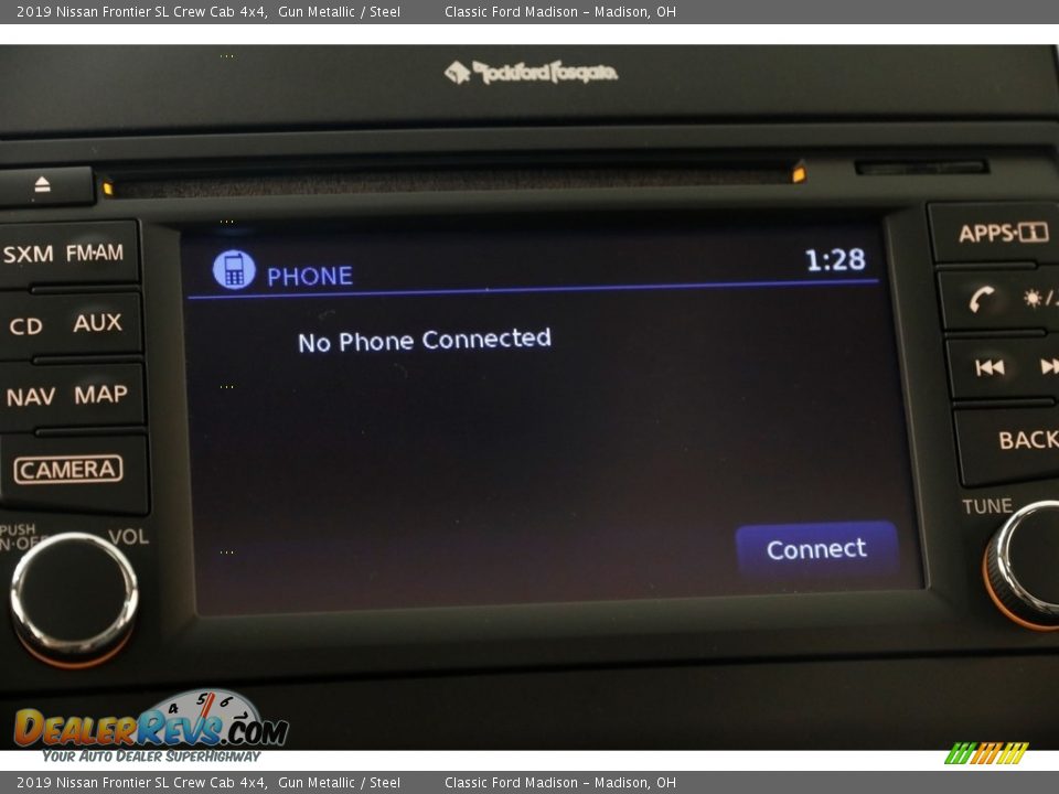 2019 Nissan Frontier SL Crew Cab 4x4 Gun Metallic / Steel Photo #12