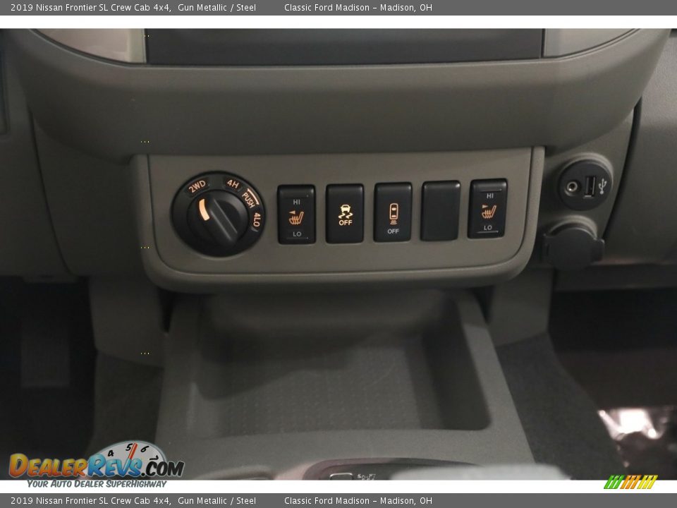 2019 Nissan Frontier SL Crew Cab 4x4 Gun Metallic / Steel Photo #13