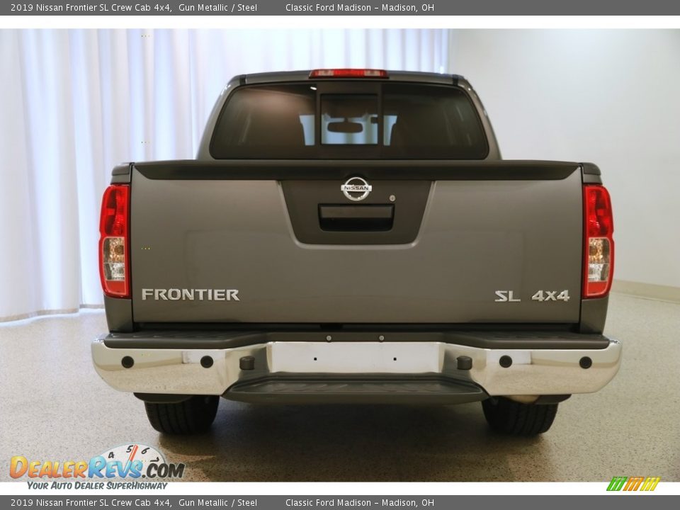 2019 Nissan Frontier SL Crew Cab 4x4 Gun Metallic / Steel Photo #18