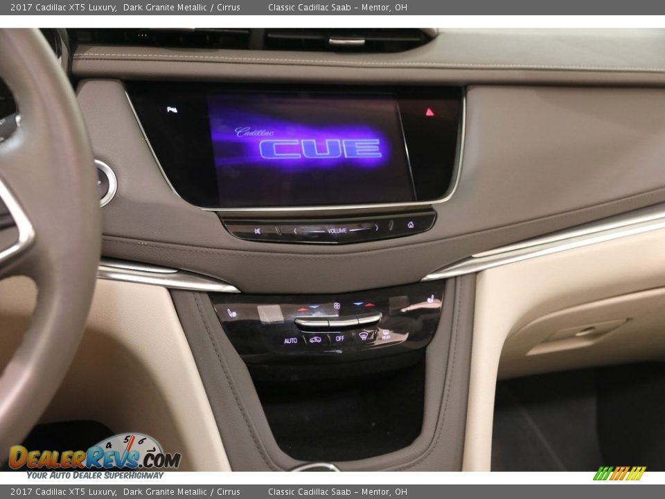 2017 Cadillac XT5 Luxury Dark Granite Metallic / Cirrus Photo #9
