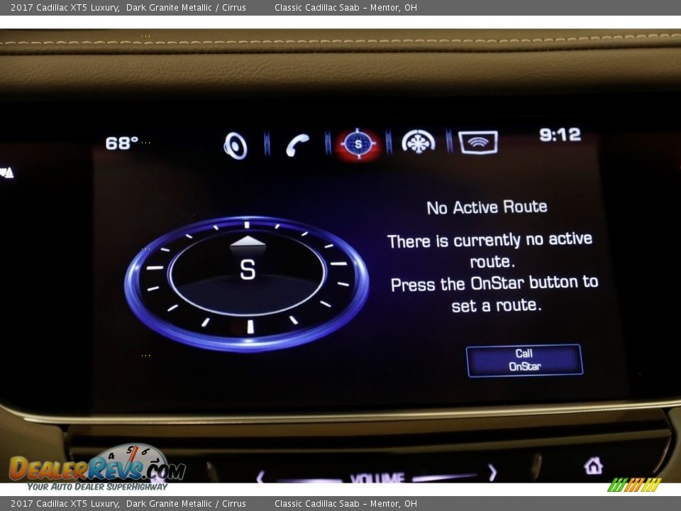 2017 Cadillac XT5 Luxury Dark Granite Metallic / Cirrus Photo #13