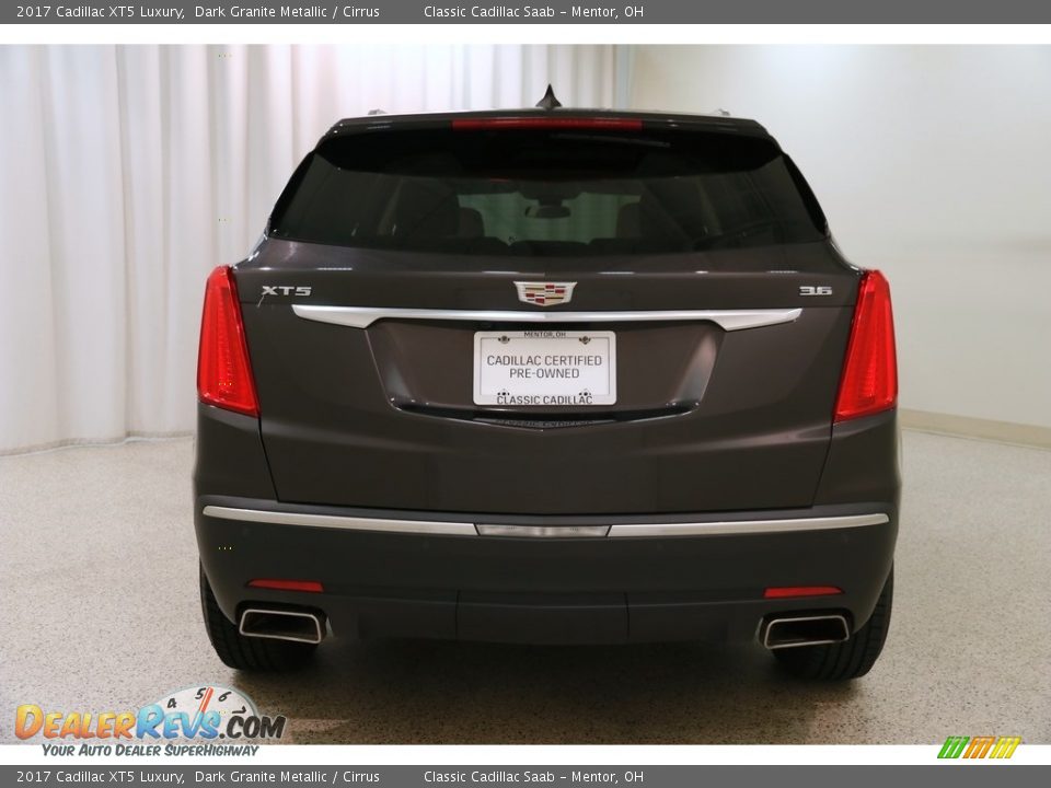 2017 Cadillac XT5 Luxury Dark Granite Metallic / Cirrus Photo #22