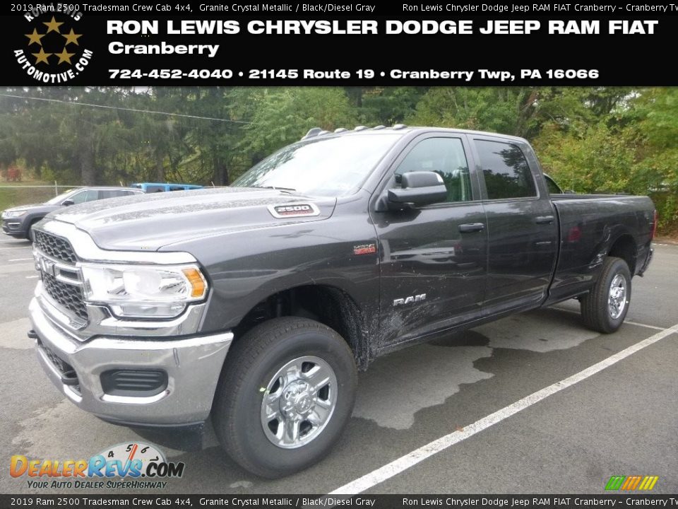 2019 Ram 2500 Tradesman Crew Cab 4x4 Granite Crystal Metallic / Black/Diesel Gray Photo #1