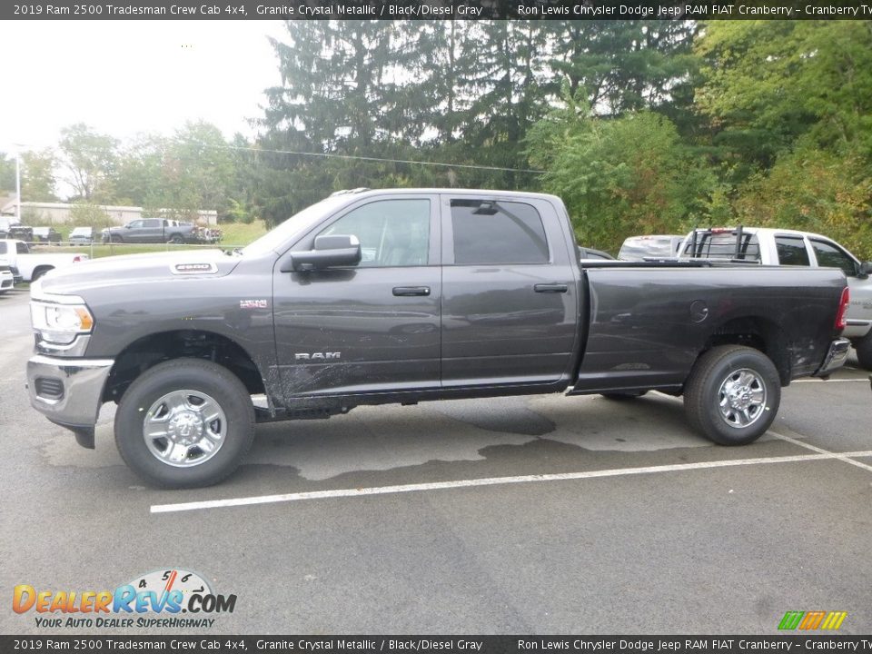 2019 Ram 2500 Tradesman Crew Cab 4x4 Granite Crystal Metallic / Black/Diesel Gray Photo #2