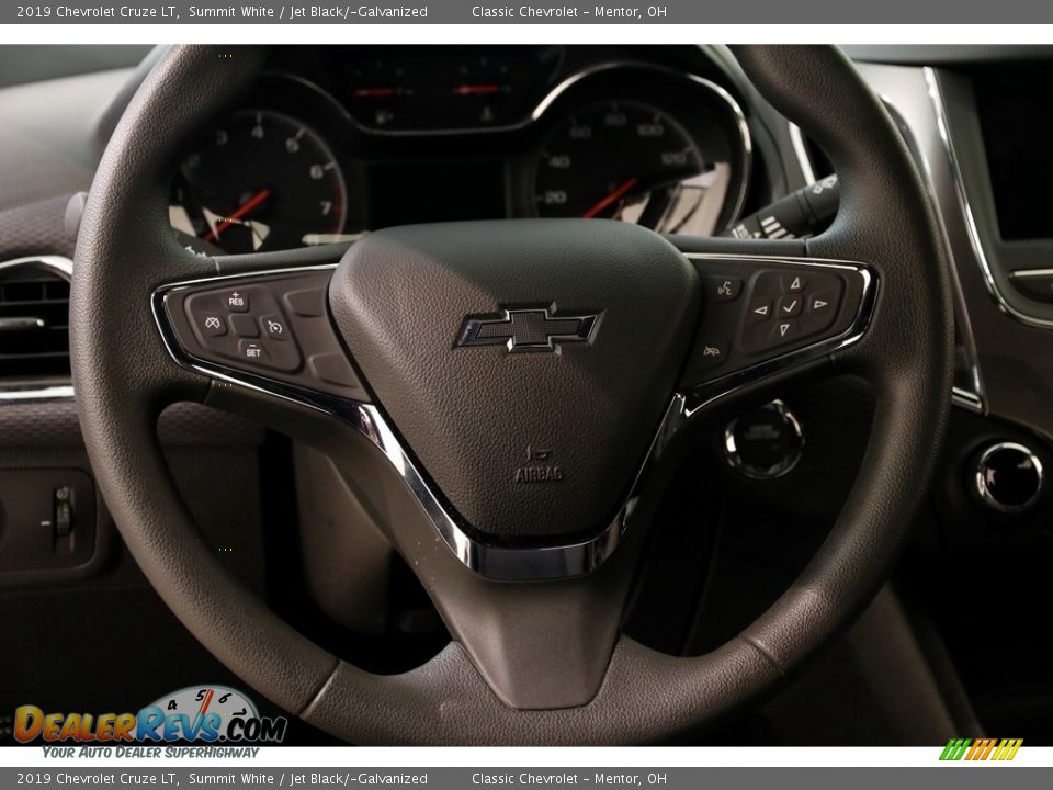 2019 Chevrolet Cruze LT Summit White / Jet Black/­Galvanized Photo #7