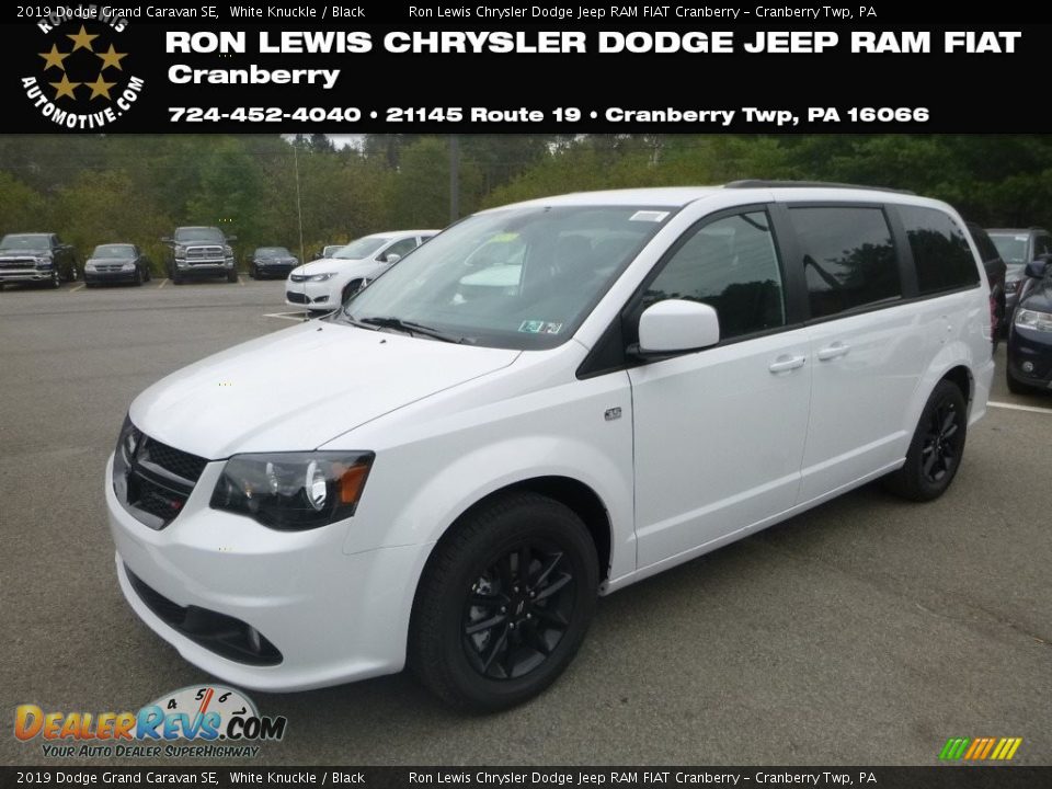 2019 Dodge Grand Caravan SE White Knuckle / Black Photo #1