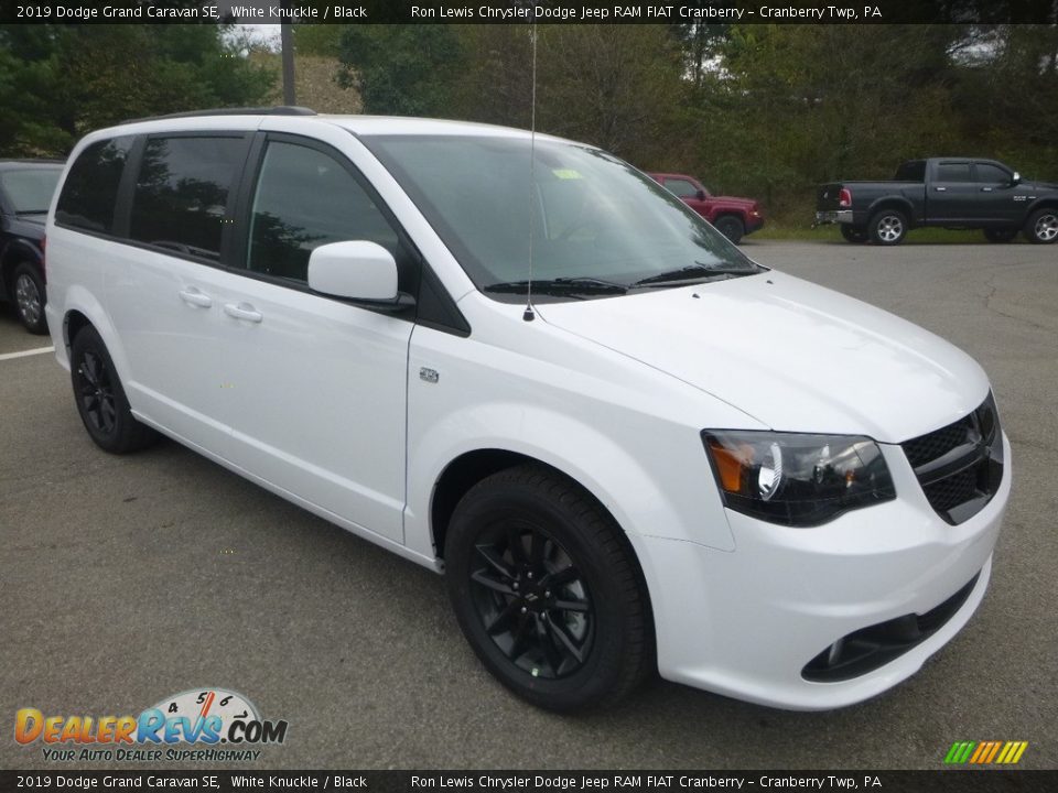 2019 Dodge Grand Caravan SE White Knuckle / Black Photo #7