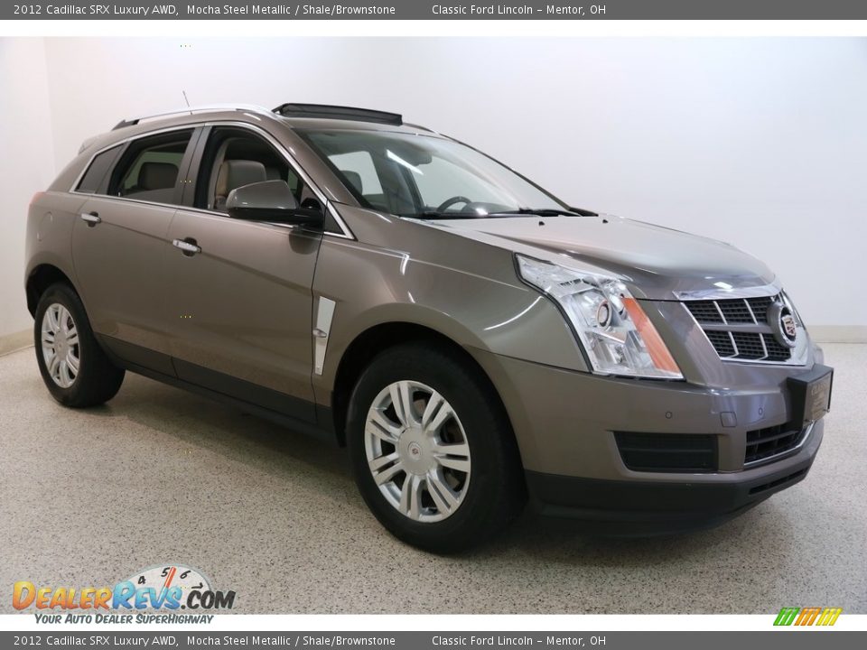 2012 Cadillac SRX Luxury AWD Mocha Steel Metallic / Shale/Brownstone Photo #1