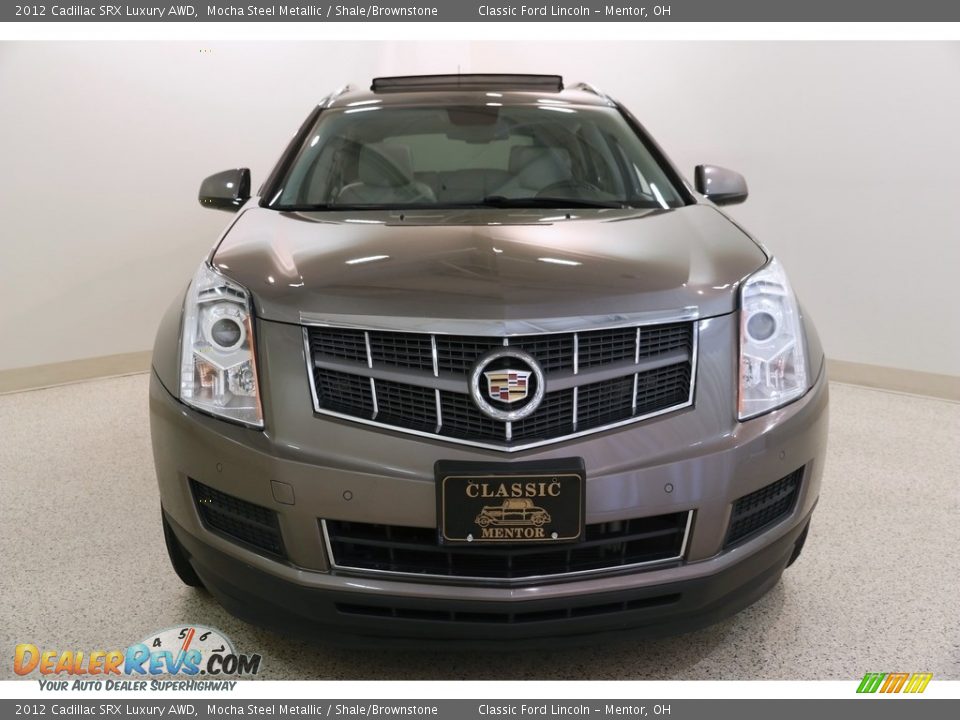 2012 Cadillac SRX Luxury AWD Mocha Steel Metallic / Shale/Brownstone Photo #2