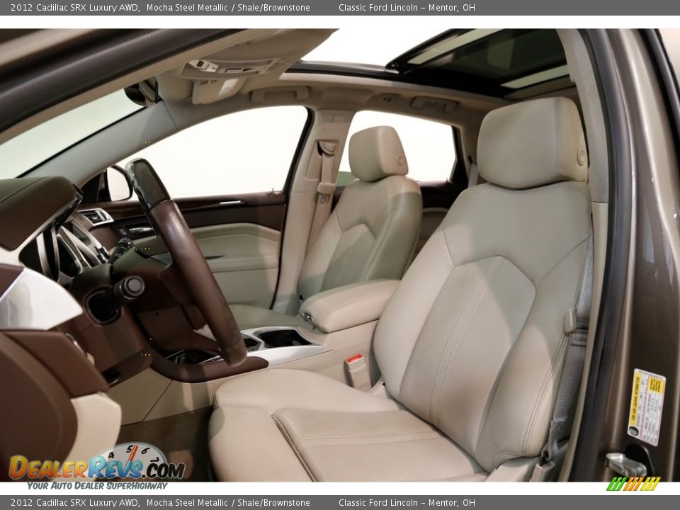 2012 Cadillac SRX Luxury AWD Mocha Steel Metallic / Shale/Brownstone Photo #5