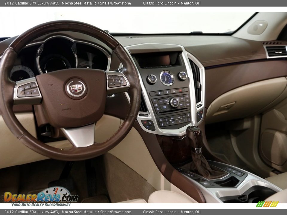 2012 Cadillac SRX Luxury AWD Mocha Steel Metallic / Shale/Brownstone Photo #6