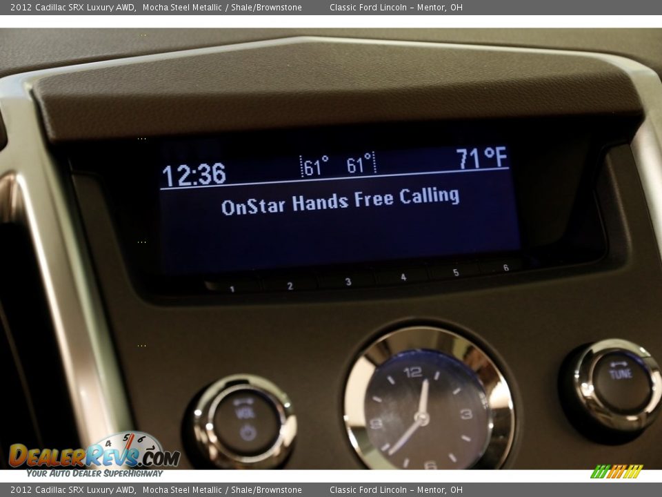 2012 Cadillac SRX Luxury AWD Mocha Steel Metallic / Shale/Brownstone Photo #10