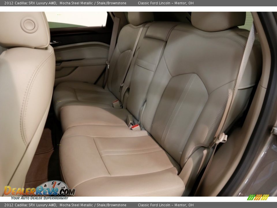 2012 Cadillac SRX Luxury AWD Mocha Steel Metallic / Shale/Brownstone Photo #14