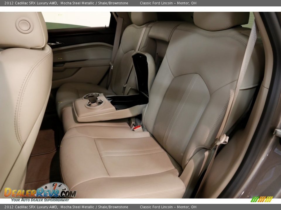 2012 Cadillac SRX Luxury AWD Mocha Steel Metallic / Shale/Brownstone Photo #16