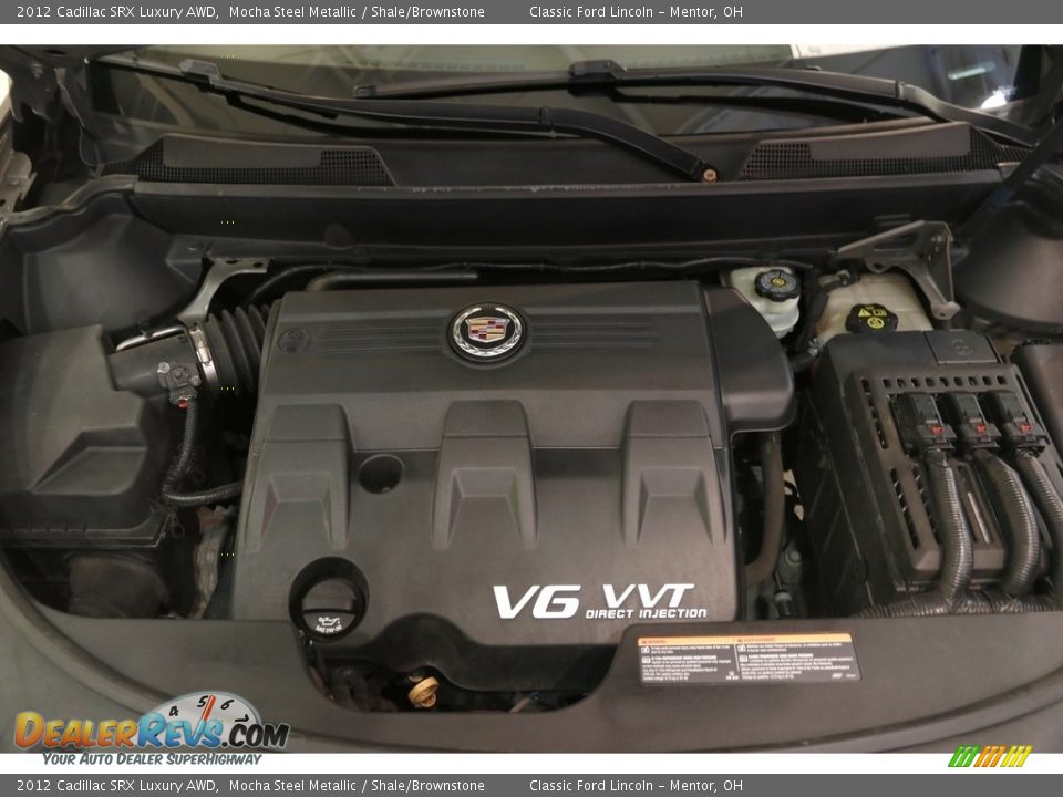 2012 Cadillac SRX Luxury AWD Mocha Steel Metallic / Shale/Brownstone Photo #18