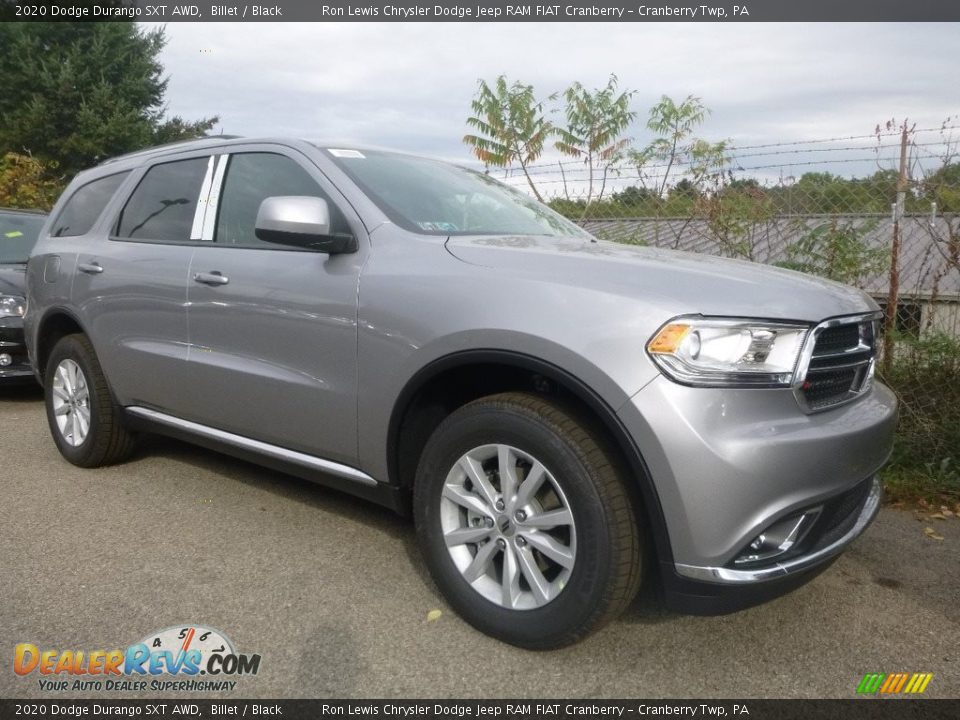 Front 3/4 View of 2020 Dodge Durango SXT AWD Photo #2