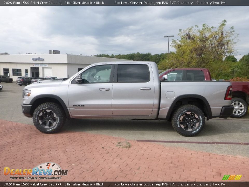 2020 Ram 1500 Rebel Crew Cab 4x4 Billet Silver Metallic / Black Photo #3