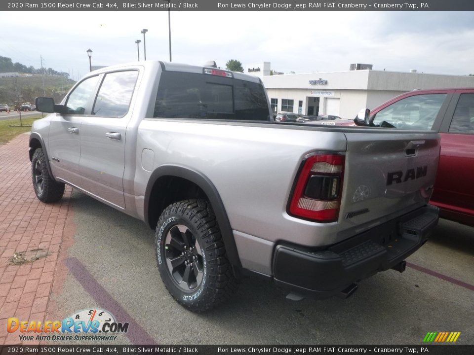 2020 Ram 1500 Rebel Crew Cab 4x4 Billet Silver Metallic / Black Photo #4