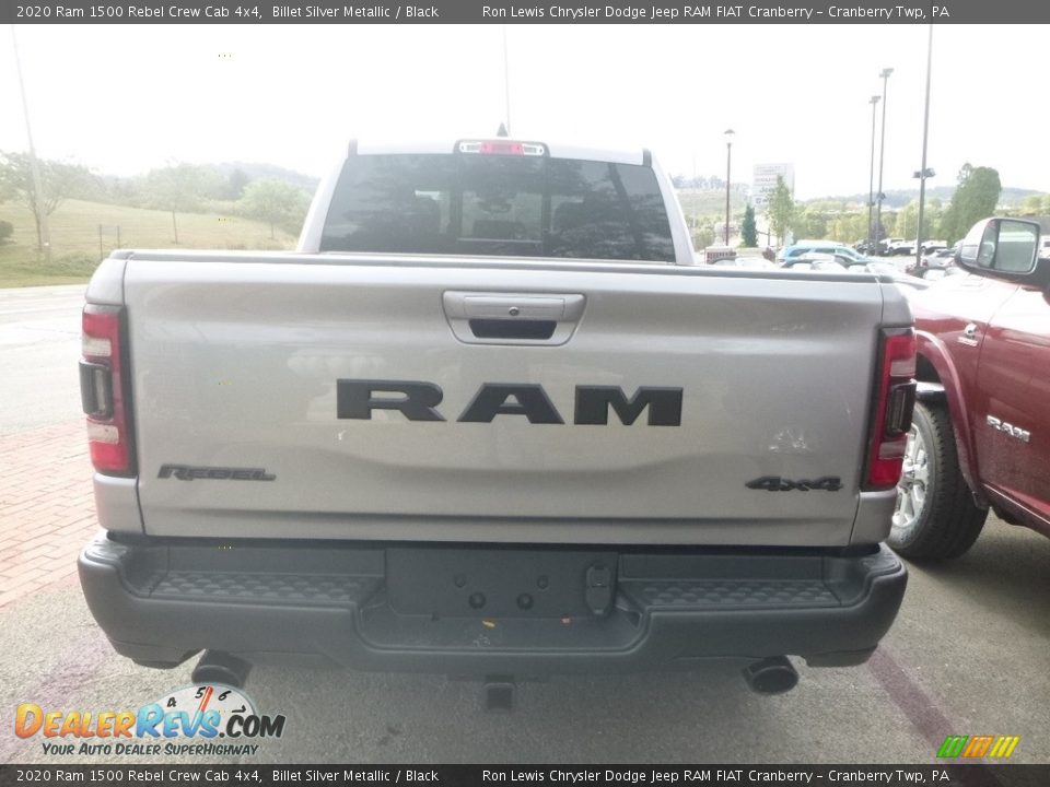 2020 Ram 1500 Rebel Crew Cab 4x4 Billet Silver Metallic / Black Photo #5