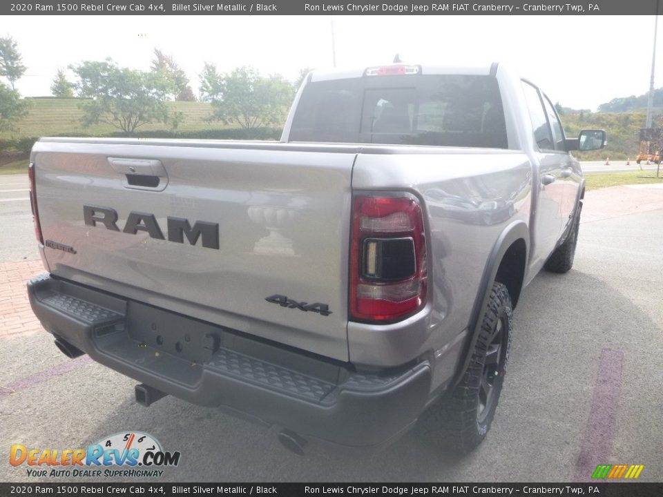 2020 Ram 1500 Rebel Crew Cab 4x4 Billet Silver Metallic / Black Photo #6