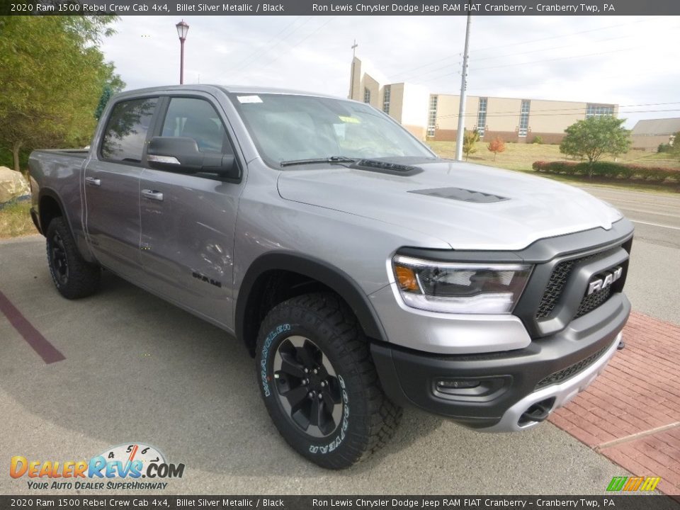 2020 Ram 1500 Rebel Crew Cab 4x4 Billet Silver Metallic / Black Photo #7