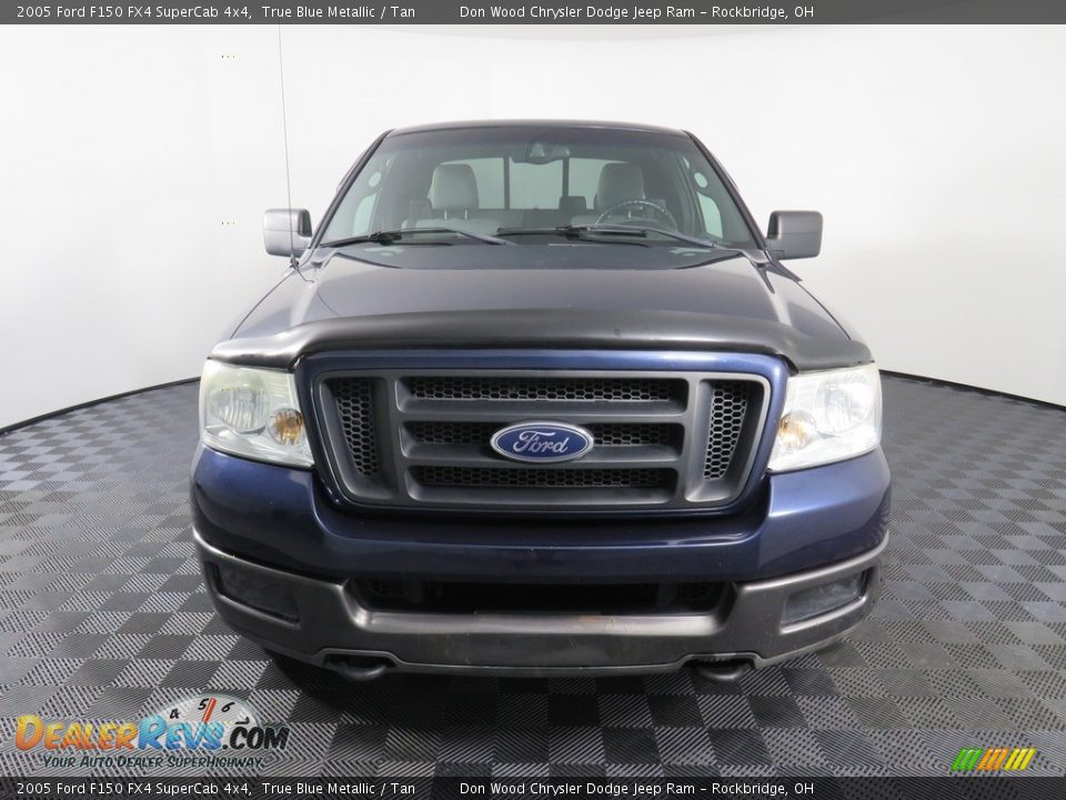 2005 Ford F150 FX4 SuperCab 4x4 True Blue Metallic / Tan Photo #4
