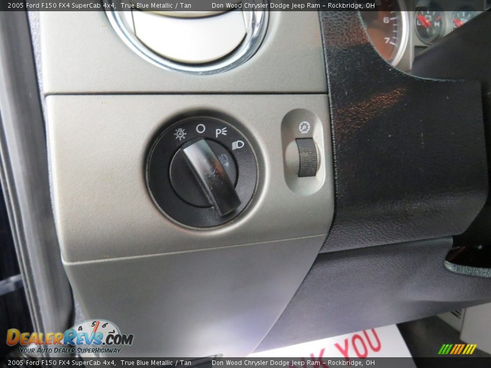 2005 Ford F150 FX4 SuperCab 4x4 True Blue Metallic / Tan Photo #24